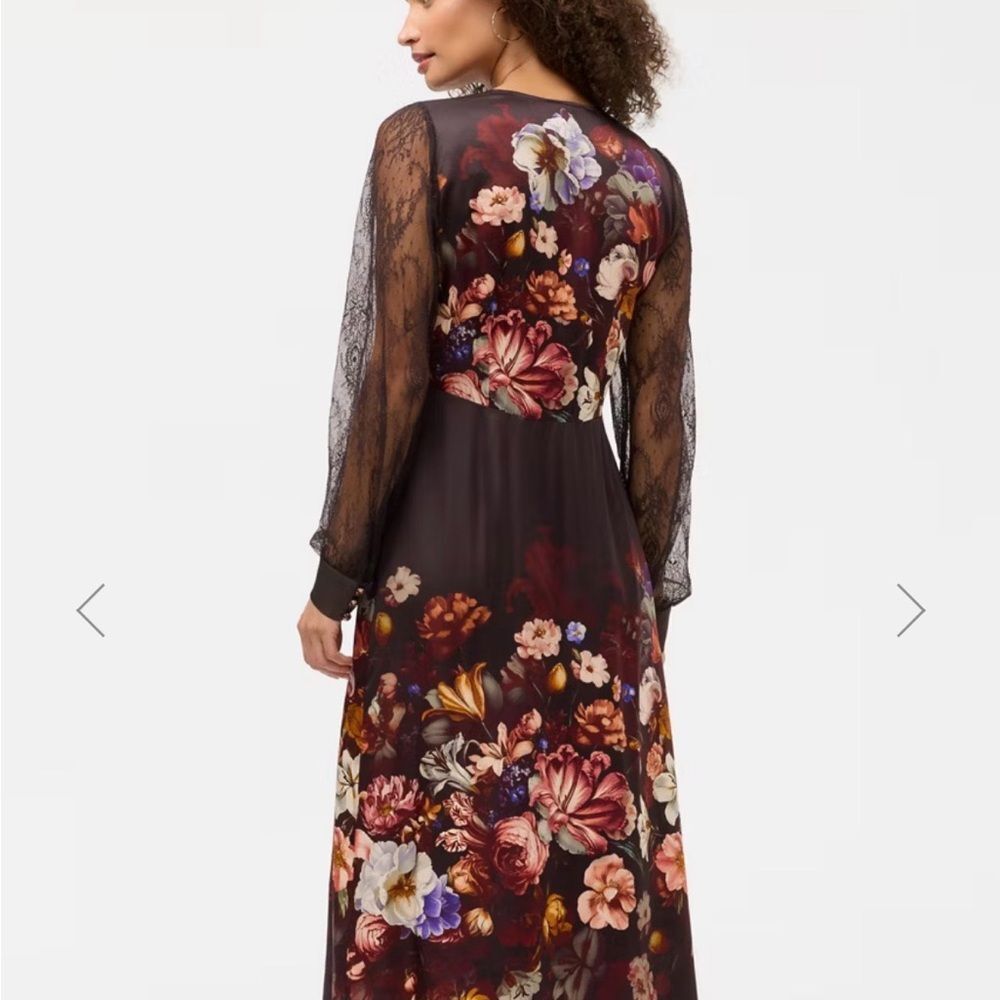 Johnny Was MICAELA MIDI DRESS - BECKETT BLOOMS S - Picture 3 of 11